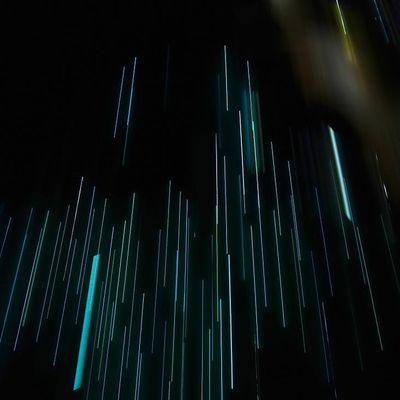 Abstract motion lines in blue